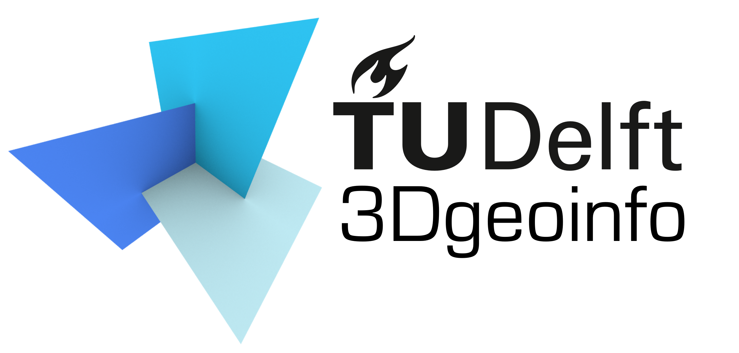 TUDelft - 3D geoinfo logo