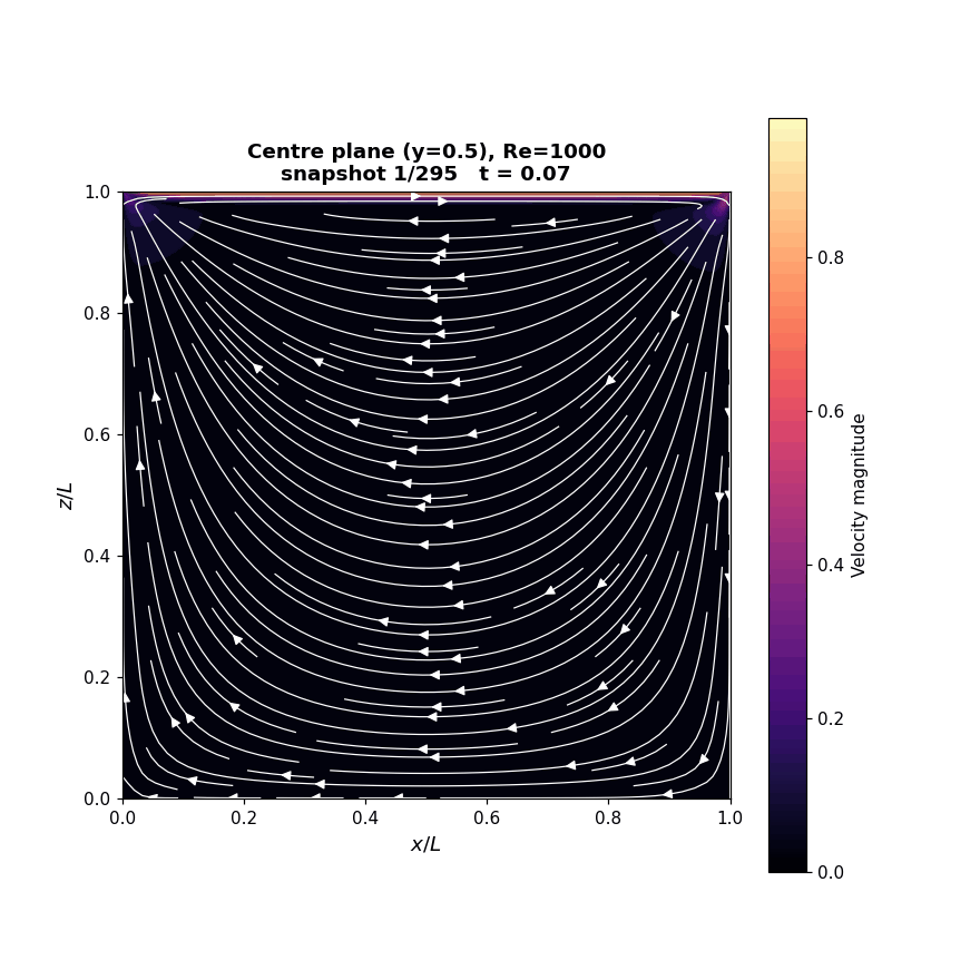 Lid-driven cavity