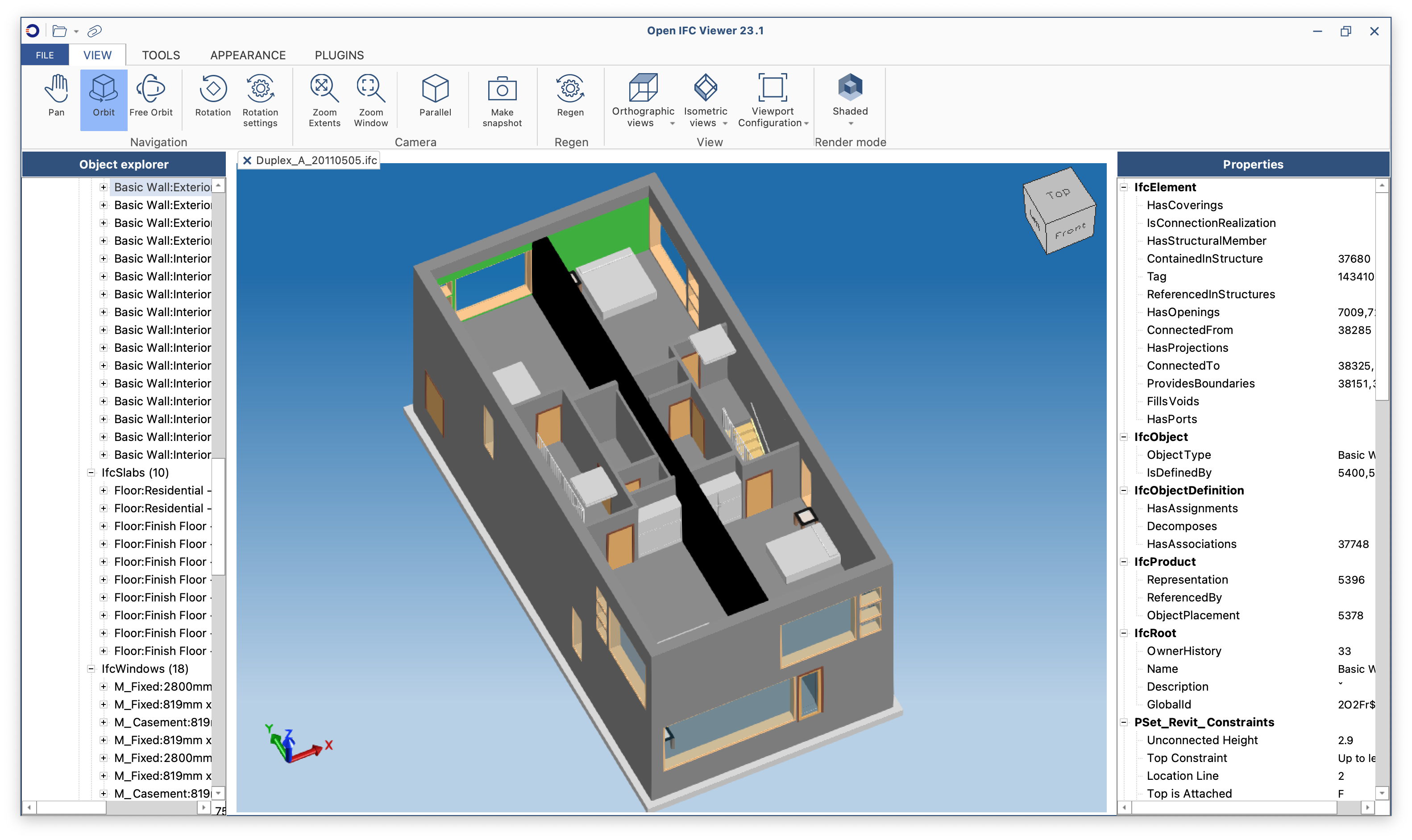 duplex apartment bim model