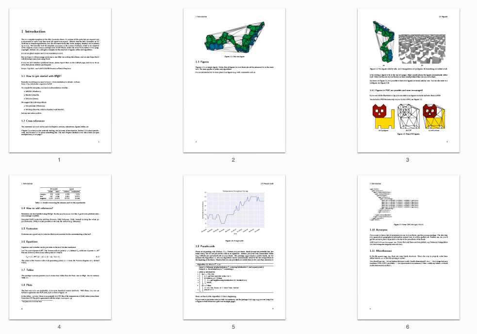 Templates for deliverables