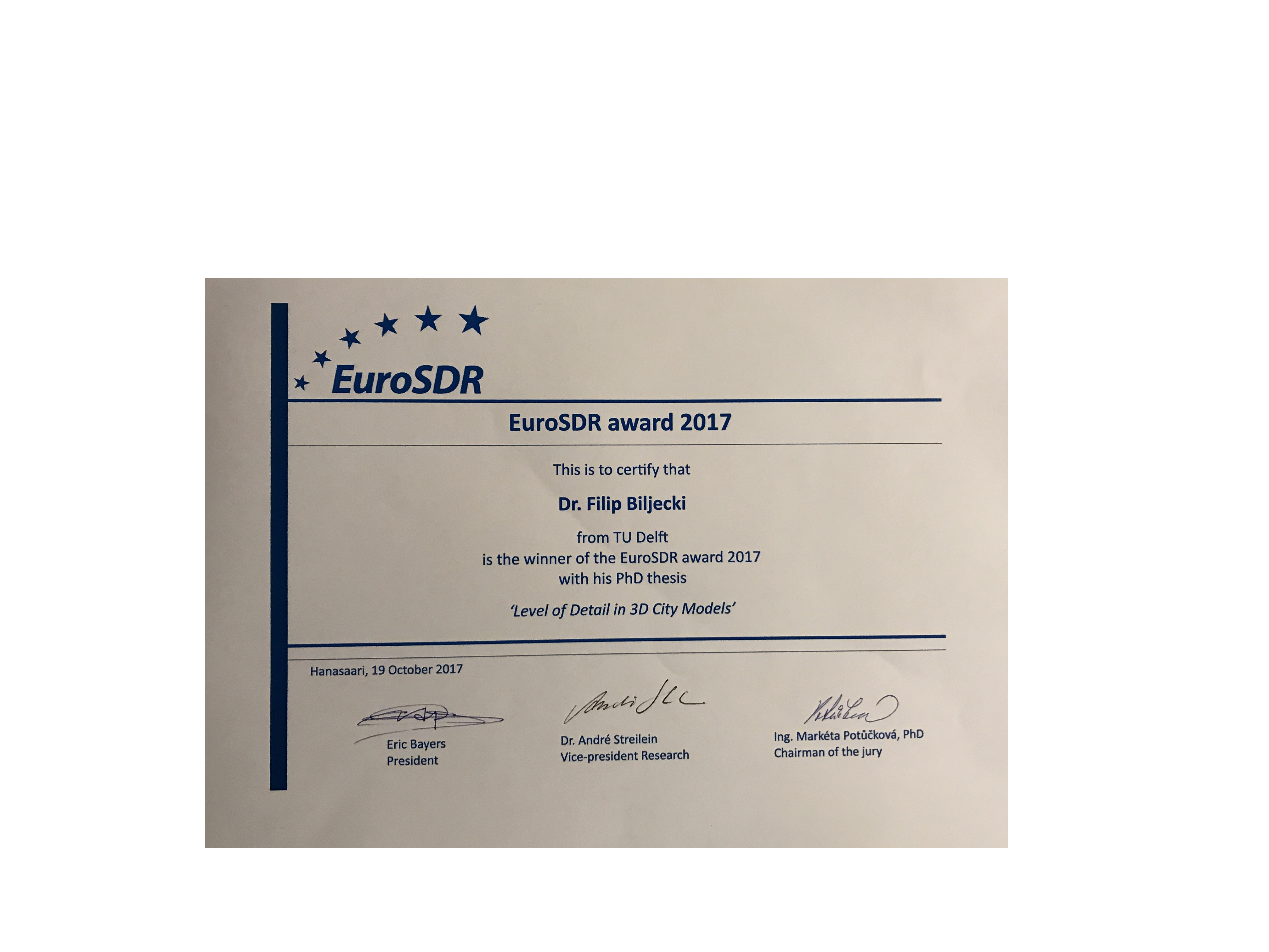 euro doctoral dissertation award